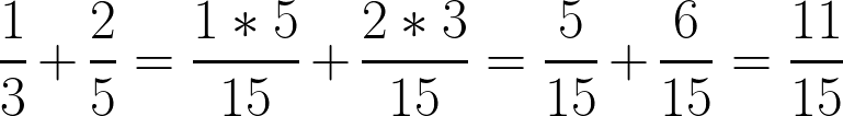Действия с обыкновенными дробями
