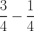 3/2-1/4