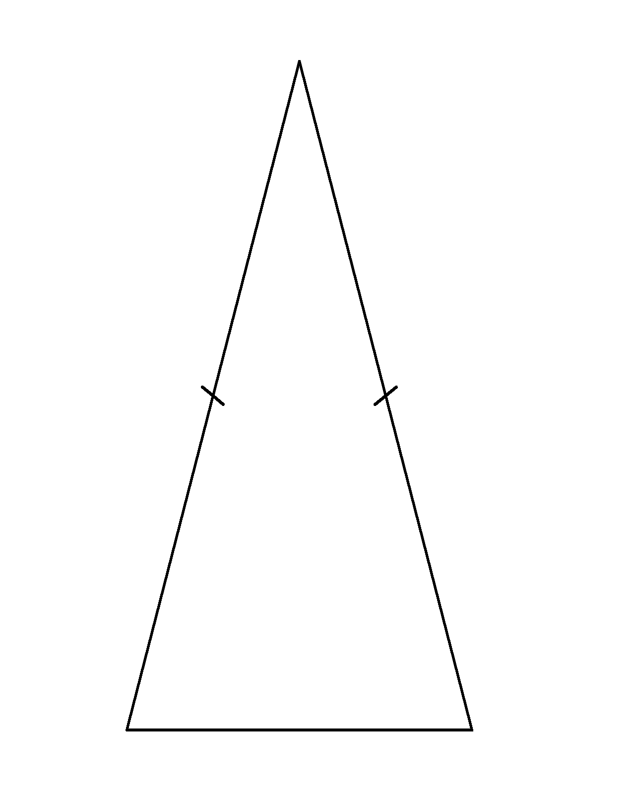 Равнобедренный треугольник