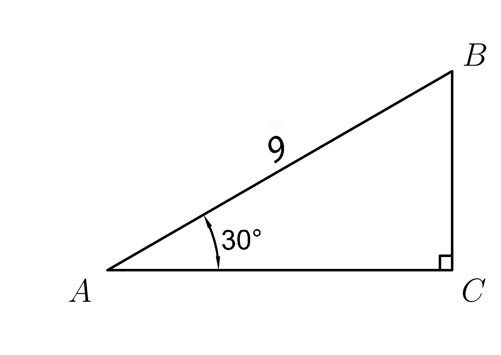 Тест на прямоугольный треугольник